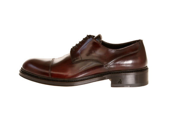 Italian Derby Shoes For Men in Burnished Burgundy Color